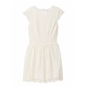 Aritzia White Lace Talula Belgravia Dress 00
